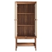 Capri Tall Wood Grain Standing Storage Cabinet - Walnut - MOD9292