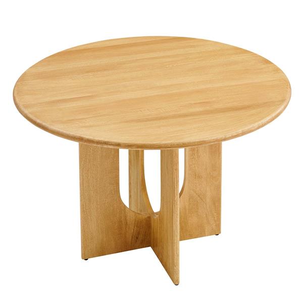 Rivian Round 48" Wood Dining Table - Oak 