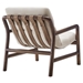Paxton Wood Sling Chair - Dune Fabric Walnut - MOD9339