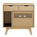 Render Cat Cabinet - Oak - MOD9347