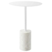 Lyric Round Side Table - White White - MOD9509