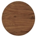 Viva Round Acacia Wood Side Table - Black Light Oak - MOD9530