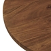 Viva Round Acacia Wood Side Table - Black Light Oak - MOD9530