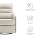 Etta Upholstered Fabric Lounge Chair - Oatmeal - MOD9595