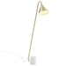 Ayla Marble Base Floor Lamp - Satin Brass - MOD9659
