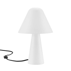 Jovial Metal Mushroom Table Lamp - White 