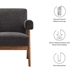 Lyra Fabric Armchair - Dark Gray Fabric - MOD9704
