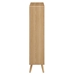 Transmit 5 Shelf Wood Grain Bookcase - Oak - MOD9956