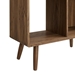 Transmit 5 Shelf Wood Grain Bookcase - Walnut - MOD9957