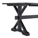 Windchime 71" Wood Dining Table - Black - MOD9961