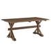 Windchime 71" Wood Dining Table - Walnut - MOD9962