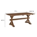 Windchime 71" Wood Dining Table - Walnut - MOD9962