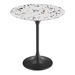 Lippa 20" Round Terrazzo Side Table - Black Terrazzo - MOD9981