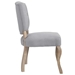 Array Vintage French Upholstered Dining Side Chair - Light Gray - MOD9993