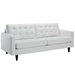 Empress Bonded Leather Sofa - White - MOD1014