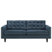 Empress Upholstered Fabric Sofa - Azure - MOD1015