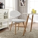 Basket Dining Metal Armchair - White White - MOD1078