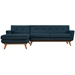 Engage Left-Facing Sectional Sofa - Azure - MOD1122