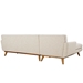 Engage Left-Facing Sectional Sofa - Beige - MOD1123
