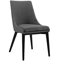Viscount Fabric Dining Chair - Gray 