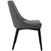 Viscount Fabric Dining Chair - Gray - MOD1134