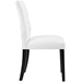 Duchess Vinyl Dining Chair - White - MOD1154