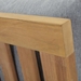 Marina Armless Outdoor Patio Teak Sofa - Natural Gray - MOD1201