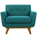 Engage Upholstered Fabric Armchair - Teal - MOD1229