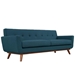 Engage Upholstered Fabric Sofa - Azure - MOD1242