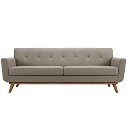 Engage Upholstered Fabric Sofa - Granite 