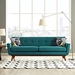 Engage Upholstered Fabric Sofa - Teal - MOD1249