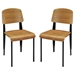 Cabin Dining Side Chair Set of 2 - Walnut - MOD1301