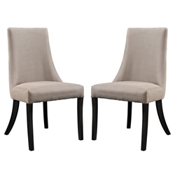 Reverie Dining Side Chair Set of 2 - Beige 