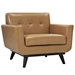 Engage Bonded Leather Armchair - Tan - MOD1376
