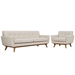 Engage Armchair and Sofa Set of 2 - Beige - MOD1389