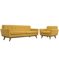 Engage Armchair and Sofa Set of 2 - Citrus 