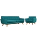 Engage Armchair and Sofa Set of 2 - Teal - MOD1395