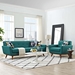 Engage Armchair and Sofa Set of 2 - Teal - MOD1395