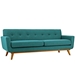 Engage Armchairs and Sofa Set of 3 - Teal - MOD1405