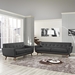 Engage Loveseat and Sofa Set of 2 - Gray - MOD1425