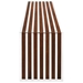 Gridiron Large Wood Inlay Bench - Walnut - MOD1482