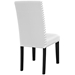 Parcel Dining Faux Leather Side Chair - White - MOD1526