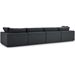 Commix Down Filled Overstuffed 4 Piece Sectional Sofa Set B - Gray - MOD1532