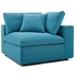 Commix Down Filled Overstuffed 4 Piece Sectional Sofa Set A - Teal - MOD1533