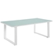 Fortuna Outdoor Patio Coffee Table - White - MOD1548