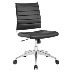 Jive Armless Mid Back Office Chair - Black 