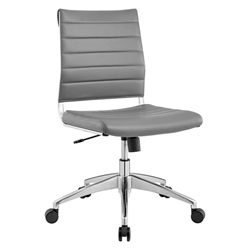 Jive Armless Mid Back Office Chair - Gray 
