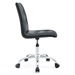 Prim Armless Mid Back Office Chair - Black - MOD1578