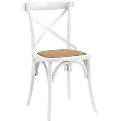 Gear Dining Side Chair - White 