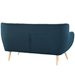 Remark Upholstered Fabric Loveseat - Azure - MOD1668